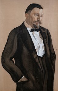 Retrato de Alexey Vikulovich Morozov de Valentin Aleksandrovich Serov