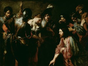 Cristo e a Adúltera de Valentin de Boulogne