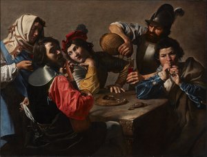 O Concerto, c.1625 (óleo sobre tela) de Valentin de Boulogne