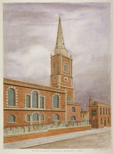 Igreja de St Botolph, Aldgate, City of London, 1806