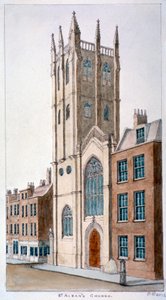 Igreja de St Alban, Wood Street, Londres, 1824.