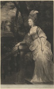 Georgiana Spencer, Duquesa de Devonshire, 1780. de Valentine Green