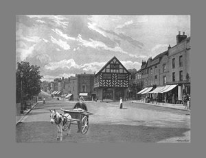 Mercado, Ledbury, c1900 de Valentine and Sons Ltd