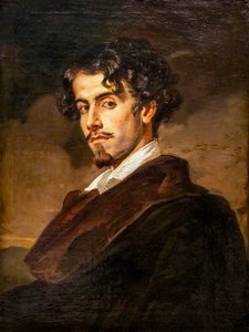 Retrato de Gustavo Adolfo Becquer de Valeriano Domínguez Bécquer