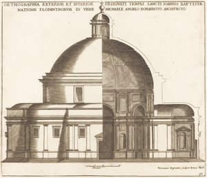 Seção da Igreja de São João Batista de Valerien Regnard