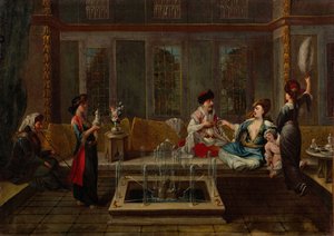 A conversa, década de 1730