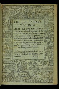 Pirotecnia de Vannoccio Biringucci