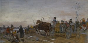 Noite de Sábado Santo, final da década de 1860 e início da década de 1870 de Vasili Grigorevich Perov