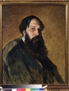 Retrato do artista Alexei Savrasov (Savrassov) (1830-1897). Pintura por Vasili (Vasili) Grigoryevich Perov (1834-1882), óleo sobre tela. Arte russa do século XIX. Galeria Estadual Tretyakov, Moscovo. de Vasili Grigorevich Perov