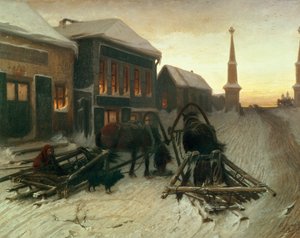 A última taverna nos portões da cidade de Vasili Grigorevich Perov