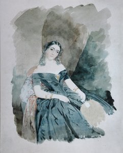 Retrato de Leonilla Ivanovna Baryatinskaya, princesa de Sayn Wittgenstein 1816-1918, 1846