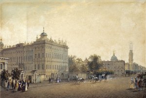 São Petersburgo. Palácio de Anichkov, década de 1830