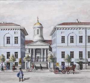 O Nevsky Prospekt em São Petersburgo, 1830-1840
