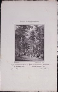 Vistas de São Petersburgo. Castelo de Saint Michaels, 1833 de Vasili Semenovich Sadovnikov
