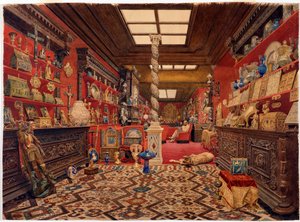 Alexandre Basilewsky - A Galeria da residência de Alexander Basilewsky em Paris par Vereshchagin, Vasili Vasilyevich (1842-1904)