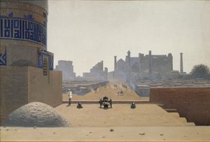 Rua principal em Samarkand, no início da manhã, 1869-1870 de Vasili Vasilievich Vereshchagin
