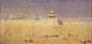 Ruínas em Chuguchak, Xinjiang, 1869 de Vasili Vasilievich Vereshchagin