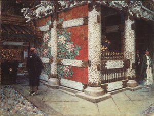 O santuário xintoísmo em Nikko, 1903 de Vasili Vasilievich Vereshchagin