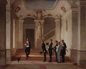 Em um departamento Aparência do chefe, década de 1860. de Vasili Vladimirovich Pukirev