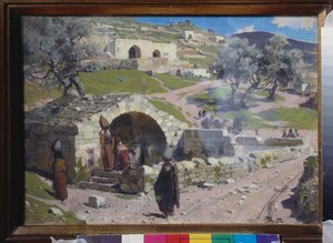 Le puits de Sainte Marie a Jerusalem (Israel) - The St Mary