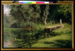 A lagoa overgrown, 1880