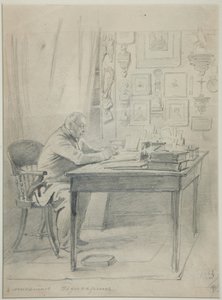 Retrato do autor Faddei Bulgarin 1789-1859, 1840 de Georg Wilhelm Timm