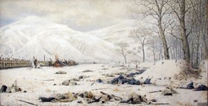 Campo de batalha no desfiladeiro de Shipka de Vasily Vereshchagin