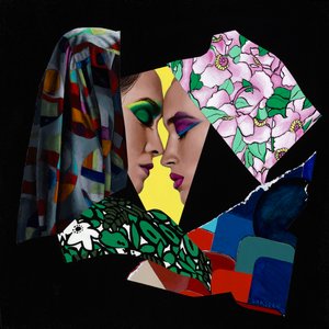Malha intrincada, 2019 (Acrílico sobre madeira) de Vaskeen Vaskeen