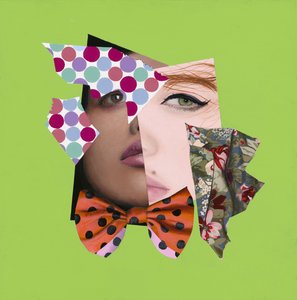Makeup Ur Mind, 2019 (Acrílico sobre madeira) de Vaskeen Vaskeen