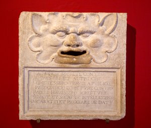 Boca da Verdade (Bocca di Leone) (mármore) de Venetian School