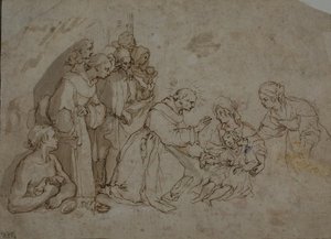 Estudo para Milagre de São Bernardino de Siena