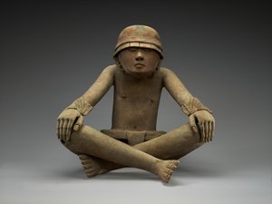 Jogador de bola, 600-900 AD (cerâmica)