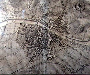 Mapa de Florença de Vercellini Terreni