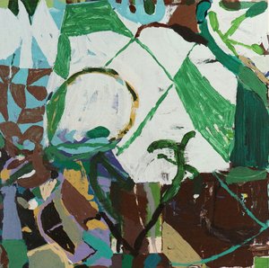 Verde Geométrico Abstrato de Vered Gersztenkorn