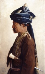 Mohamed, um jemadar da 5ª cavalaria de Bengala, 1889