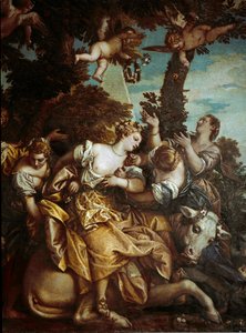 O sequestro da Europa. Pintura de Paolo Caliari Paolo Veronese de Veronese