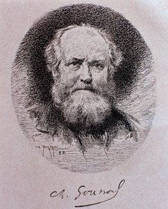 Retrato de Charles Gounod (desenho