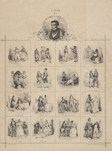 Agostinho-Eugène Escriba com Personagens, século XIX. de Victor Adam
