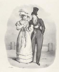 Indivíduo. V: Ela é uma mulher honesta Ela é uma mulher honesta, 1824. de Victor Adam