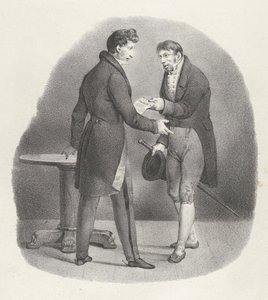 Indivíduo. XII: Eu sabia que pensava tanto, 1824. de Victor Adam