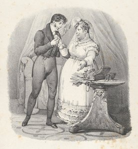Indivíduo. XVII: Deve haver um Fim! Vou me casar Deve acabar! Sou casado, 1824., de Victor Adam