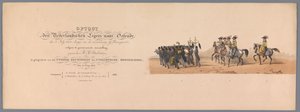 Concurso histórico por ocasião do segundo centenário da Universidade de Utrecht, 1836 (impressão do título)
Procissão do exército holandês a Ostende, a 3 de Julho de 1600, no dia seguinte à vitória em Nieuwpoort; de acordo com a representação fantasiada,  de Victor Adam
