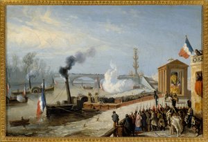 Desembarque das cinzas de Napoleão I em Courbevoie, 15 de dezembro de Victor Adam