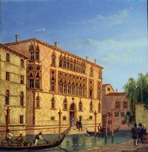 Palazzo Giovanelli, século XIX de Victor Adam