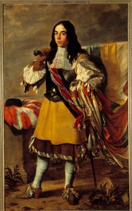 Uma Pintura de Porta de Parede por Victor Boucquet (1619-1677) Sol do século XVII. 1,84x1,12 m de Victor Boucquet
