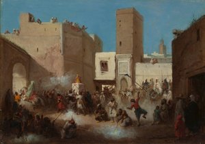 Procissão de Casamento. de Victor Eeckhout