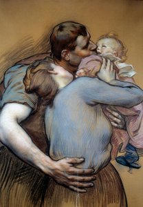 A família. Desenho de Victor Prove (1856-1943)