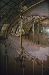 Detalhe do teto de Victor Horta