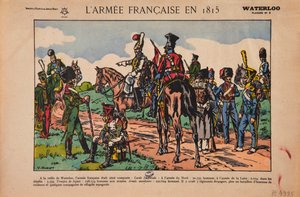 O exército francês em 1815, Waterloo, c.1920