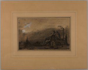 Paisagem com um castelo de Victor Hugo
